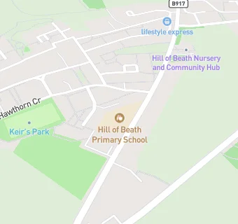 map for Hill of Beath Primary School