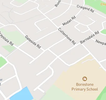 map for Borestone Primary School