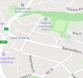 map for Lloyds Pharmacy (Bannockburn Road, Stirling)