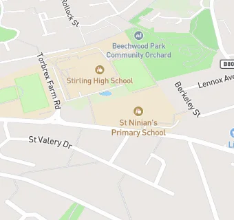 map for St Ninian's Primary School