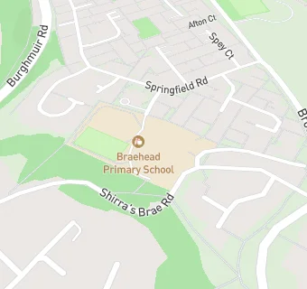 map for Braehead Primary School