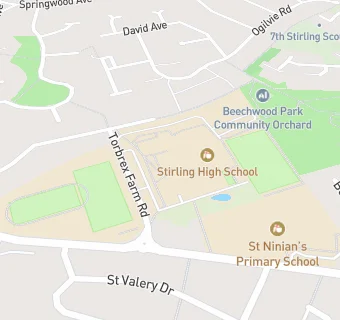 map for Stirling High School