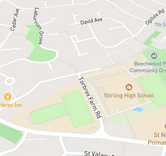 map for Stirling High School