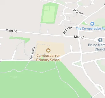 map for Cambusbarron Primary School