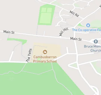 map for Cambusbarron Nursery School