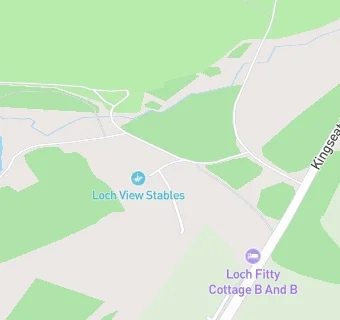 map for Loch Fitty Cottage B And B