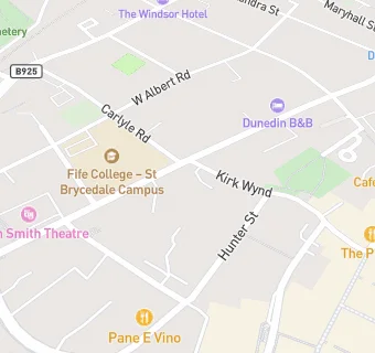 map for Kirkcaldy Foodbank