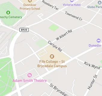 map for Fife College