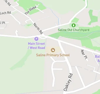 map for Saline Primary School