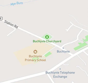 map for Buchlyvie Primary School