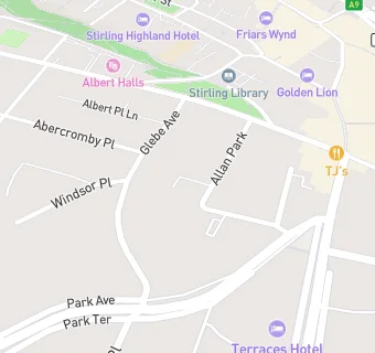 map for Pizza And Burger (Allan Park Hotel)