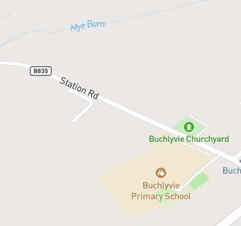 map for Aberfoyle & Buchlyvie Medical Centre (Buchlyvie Surgery)