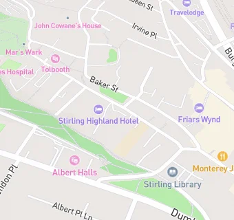 map for Allan's Primary School