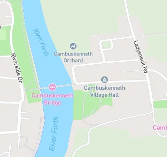 map for Cambuskenneth Village Hall