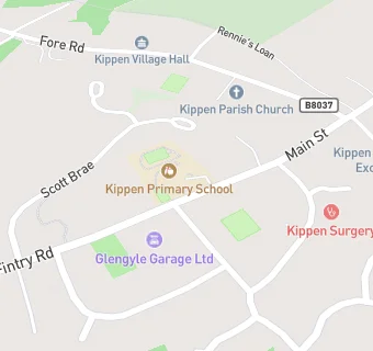 map for Kippen Primary School