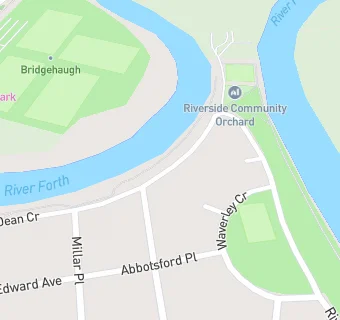 map for Riverside Bowling Club