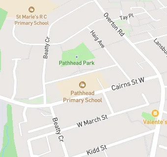 map for Pathhead Primary School