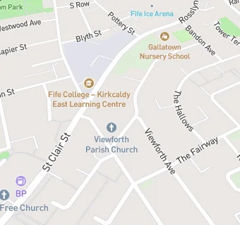 map for Kirkcaldy Foodbank