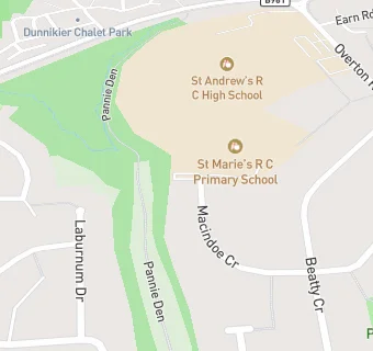 map for St Marie's R C Primary School