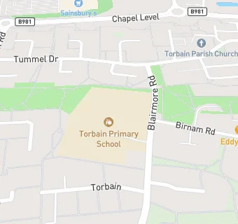 map for Torbain Primary School