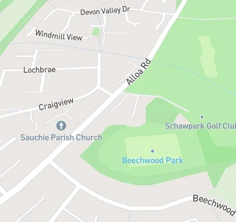 map for Beechwood Park Care Home