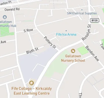 map for Fife Ice Arena