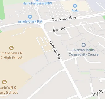 map for St Andrews High School