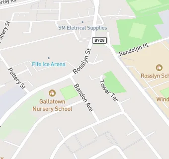 map for Gallatown Bowling Club