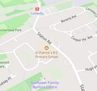 map for St Patrick's R C Primary School