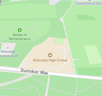 map for Kirkcaldy High School Kitchen