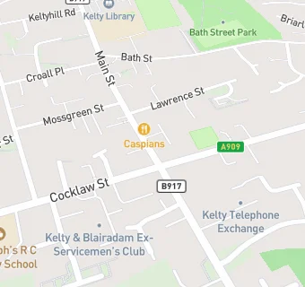 map for Kelty Childcare