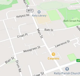 map for Dears Pharmacy & Travel Clinic (Kelty)