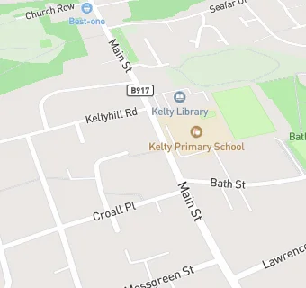 map for Kelty Community Centre