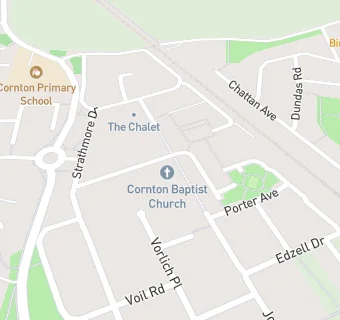 map for Cornton Baptist Church And Hall