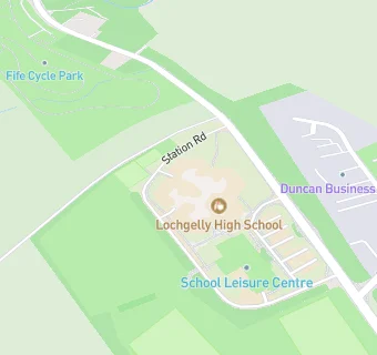 map for Lochgelly High School