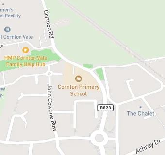 map for Cornton Primary School