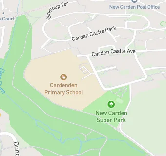 map for Cardenden Primary School