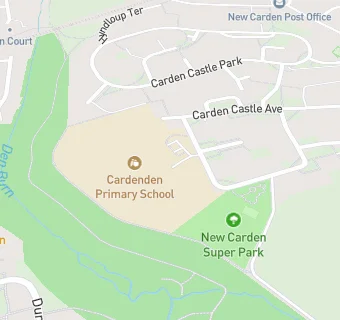 map for Cardenden Primary School