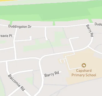 map for Capshard Primary School