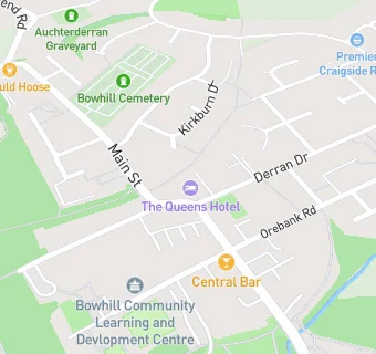 map for The Queens Hotel