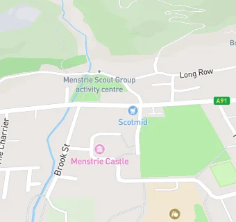 map for Menstrie Parish Church