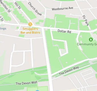 map for Devonvale Hall