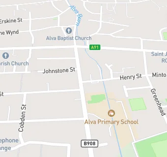 map for Alva Nursery School