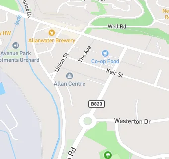 map for Bridge of Allan Health Centre