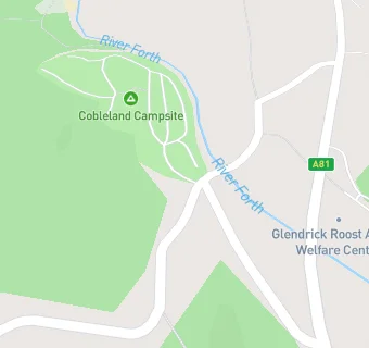 map for Cobleland Campsite Limited