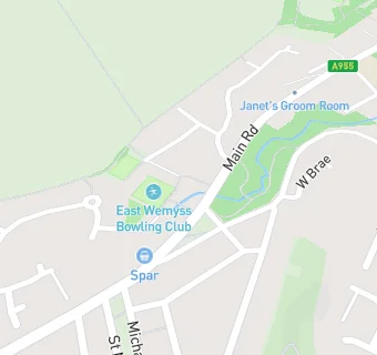 map for East Wemyss Bowling Club