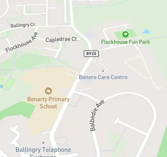 map for Benarty Primary School