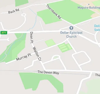 map for Dollar Bowling Club