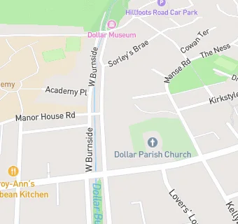 map for Church Of Scotland Hall