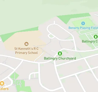 map for Benarty Youth Club